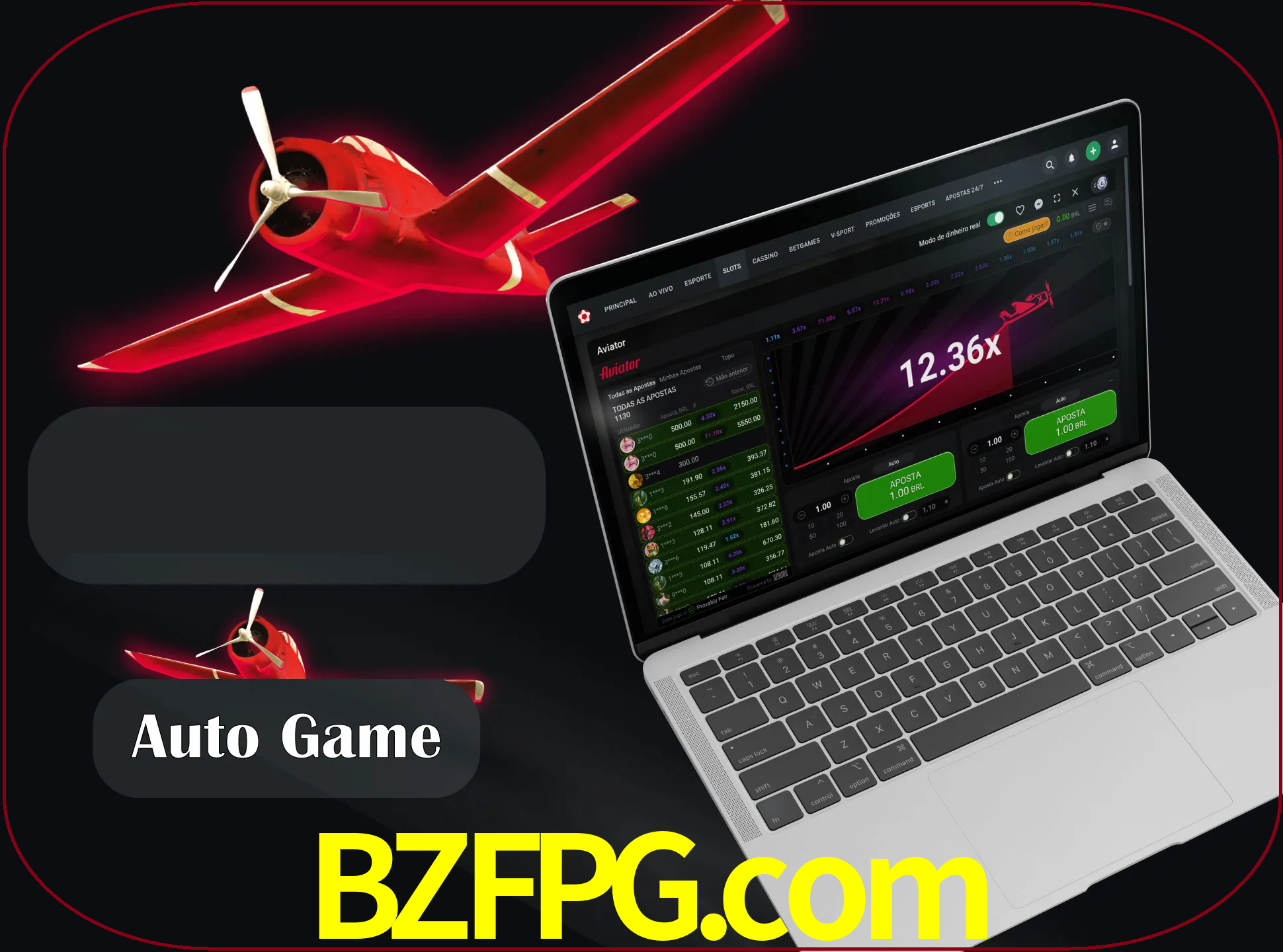 No modo automático, os jogos apostam e sacam seu dinheiro automaticamente.