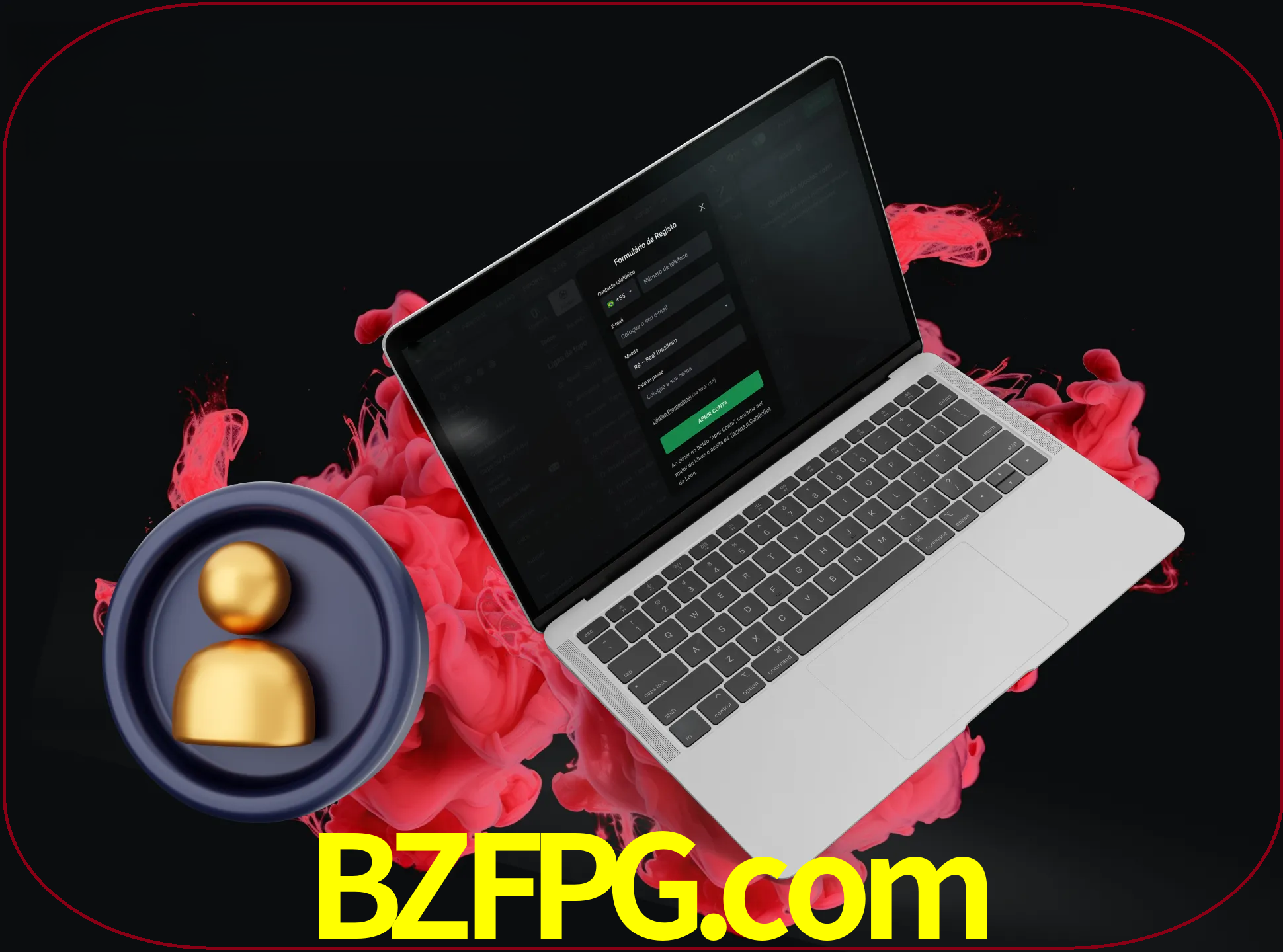 No cabeçalho do site bzfpg, clique no botão que o levará a um formulário especial onde terá de introduzir as suas informações actuais.