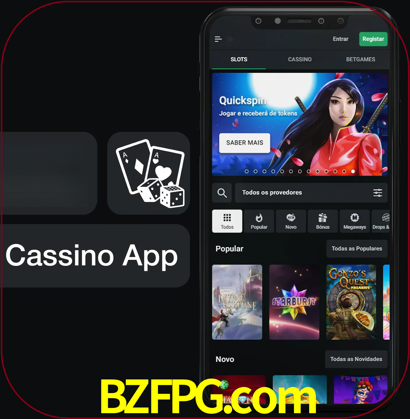 Jogue jogos de cassino e ganhe.