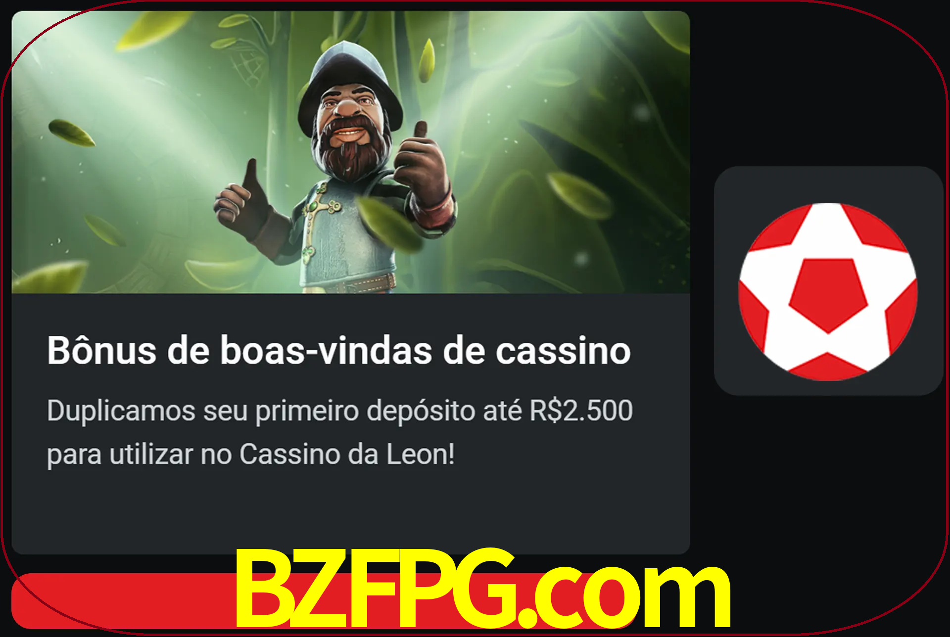 Receba seu dinheiro do bônus de boas-vindas após o primeiro depósito.