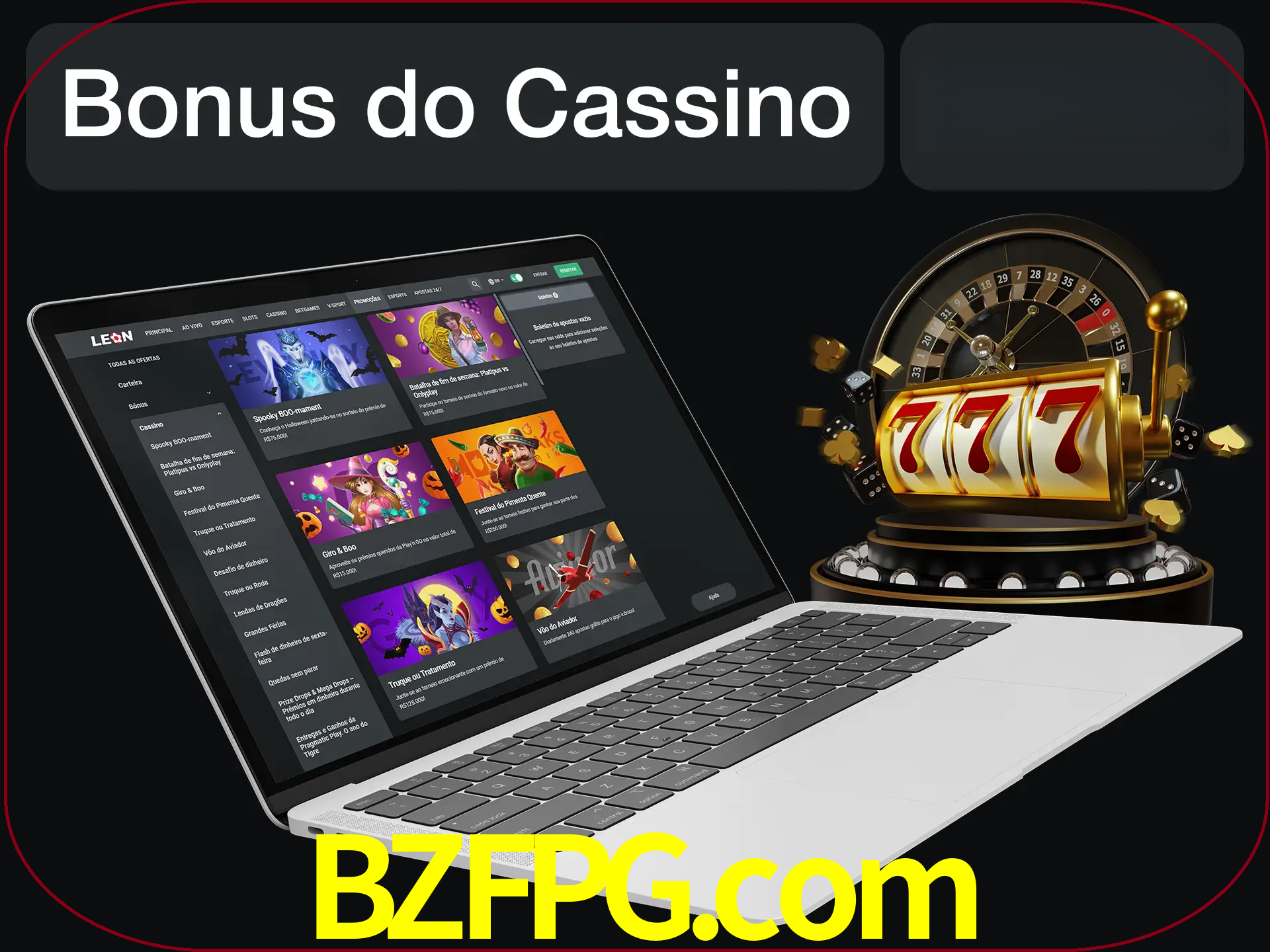 Use o bônus do cassino para começar melhor.